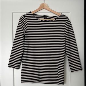 Ann Taylor Striped Long Sleeve Tee